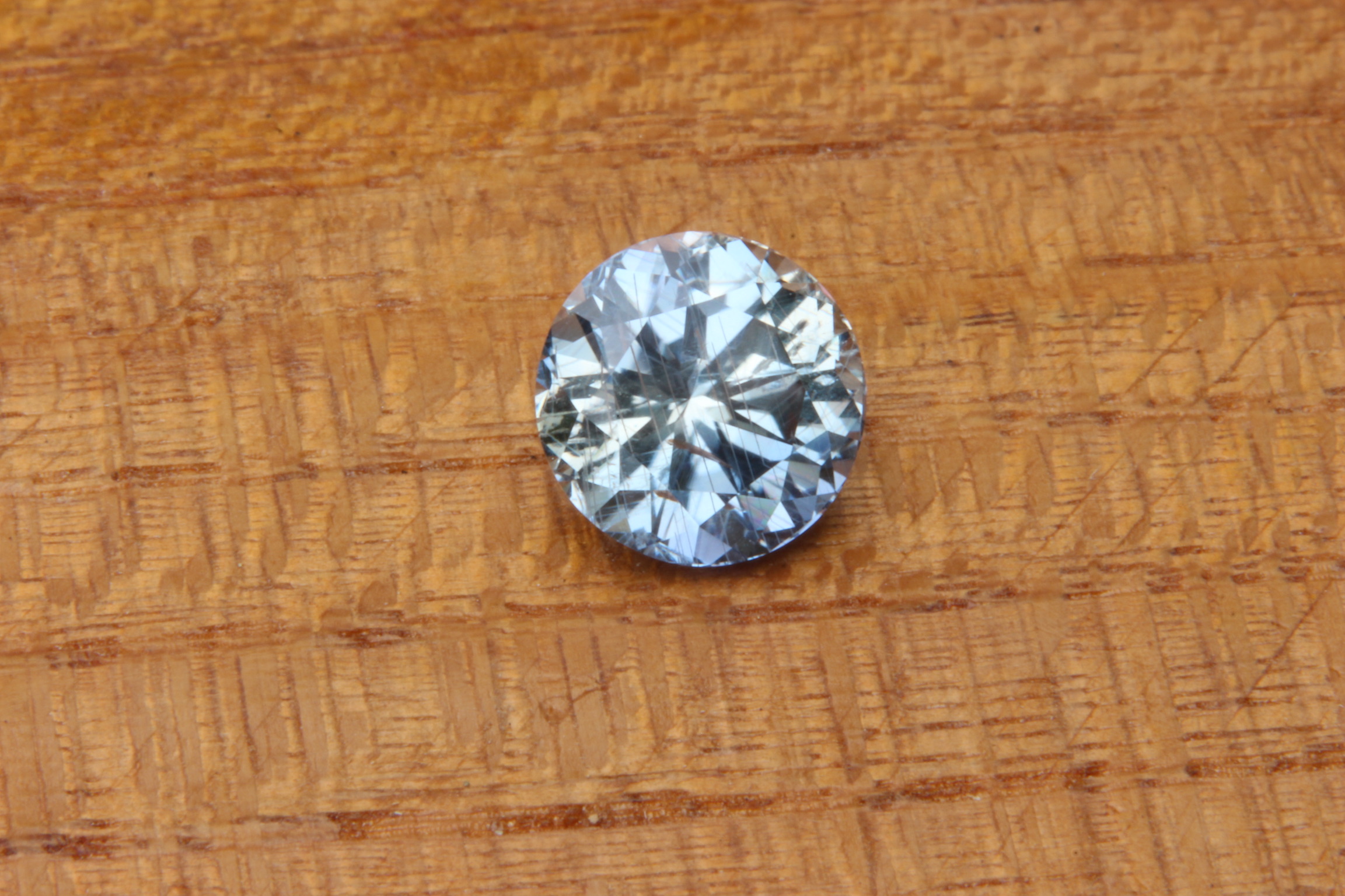 2.8ct White/Blue Parti Sapphire, Tanzania - Image 6